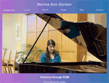 Tablet Screenshot of merinagordon.com